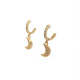 Aretes Moon Hoops