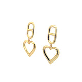 Aretes Emily Heart Gold