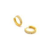 Aretes Halo Gold