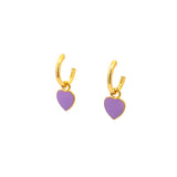 Aretes Tifa Lila