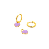 Aretes Tifa Lila