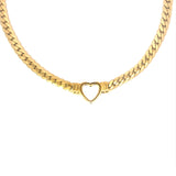 Collar Vero Hearts Gold