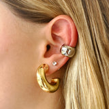 Ear Cuff Mini Bold Silver