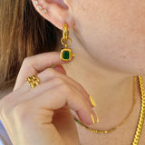 Aretes Dakota Emerald