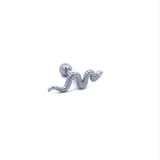Piercing Quirurgico Snake Silver